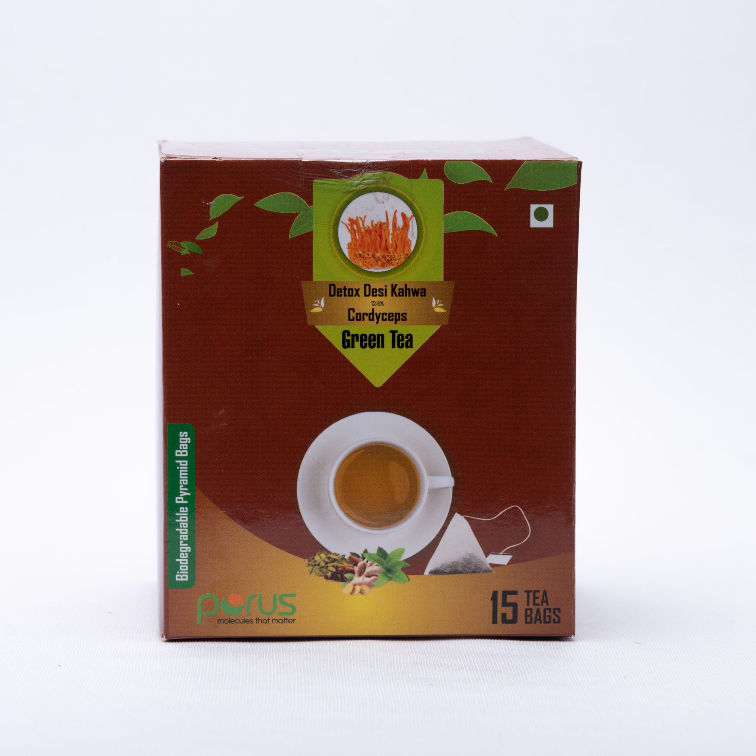 Detox Desi Kahwa and Cordyceps Green Tea