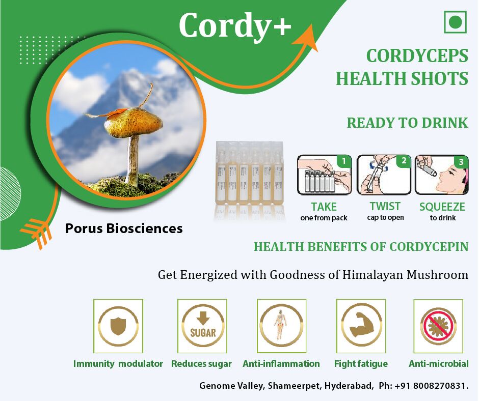 CORDY+ Health Shots – Himalayan Mushroom
